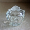 Beautiful crystal jewellery box glass jar for decoration or gift